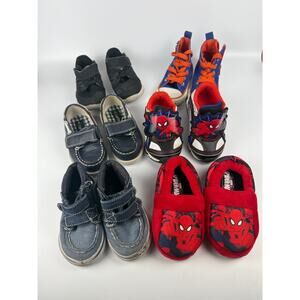 Converse & Carter's Toddler Kids Sneakers Shoes Size 5 Black/Blue Lot of 6